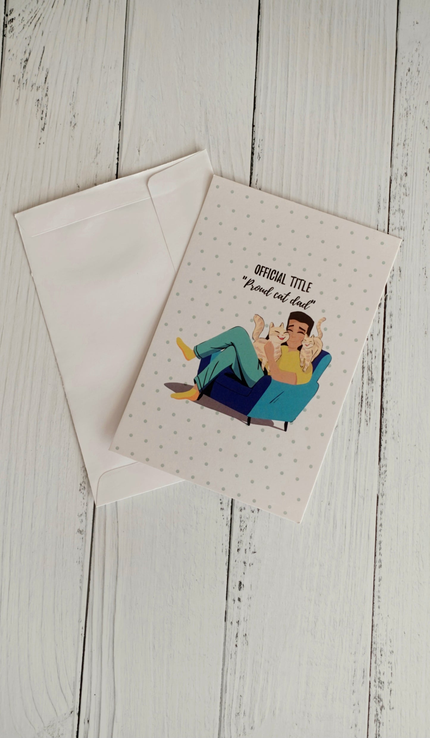 Proud Cat Dad - Post Card