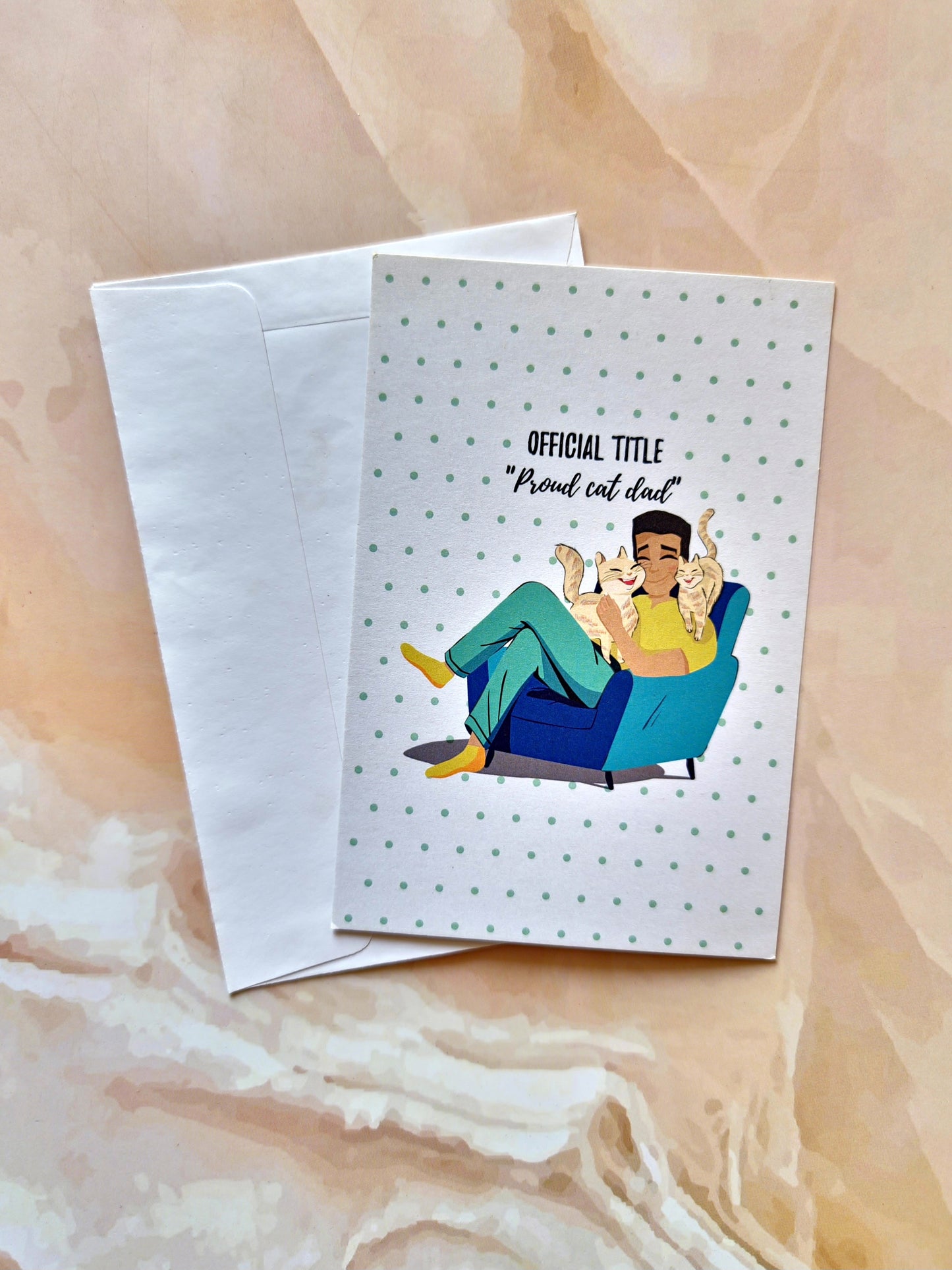 Proud Cat Dad - Post Card