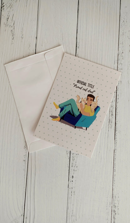 Proud Cat Dad - Post Card